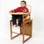 硕士餐椅樱桃木松实木组合餐椅宝宝餐椅 儿童书桌SK328-2T第2张高清大图
