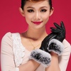 tlove冬季羊皮女式手套