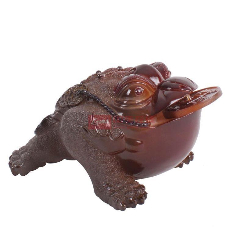 关耳窑树脂*变金蟾口含金币*如意cc410055
