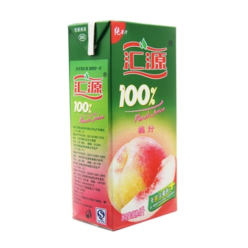 汇源100果汁1l桃汁标箱1l12