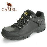 CAMEL骆驼户外男鞋2013新品头层牛皮防滑徒步登山鞋82026607(黑色 39)