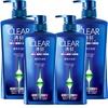 clear清扬男士洗发水清爽控油型 750ml x4