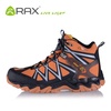 RAX双重防水登山鞋 透气超轻防滑户外鞋 耐磨男鞋Q-掣电15-5B012(火橙色 39)