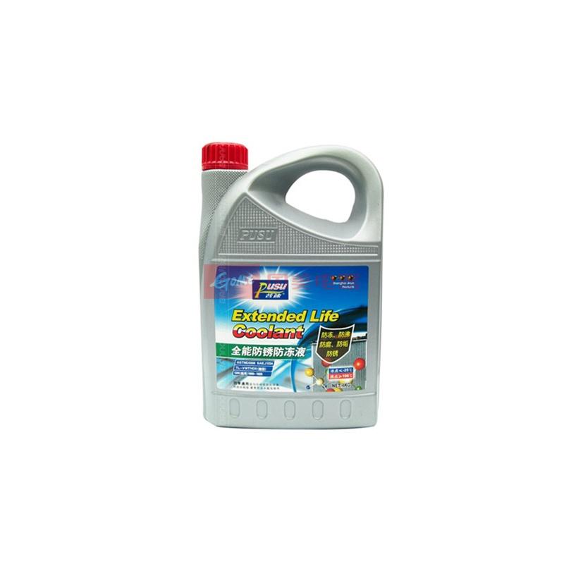 普速汽车防冻液 冷却液防锈液蓝/红色进口配方4l权威检测-25℃(蓝色)