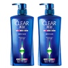 清扬clear 男士洗发水清爽控油型 750ml x2