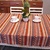 易千家 居家用品 桌布 棉麻桌布（东南亚风）(红 140*140)第3张高清大图