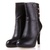 麦高 2012年冬季新款女鞋 女士时尚高跟女靴 短靴 A91516(黑色 36)第5张高清大图