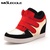 莫蕾蔻蕾/moolecole明星款欧美时尚女鞋单鞋 低帮鞋5081(红色 38)