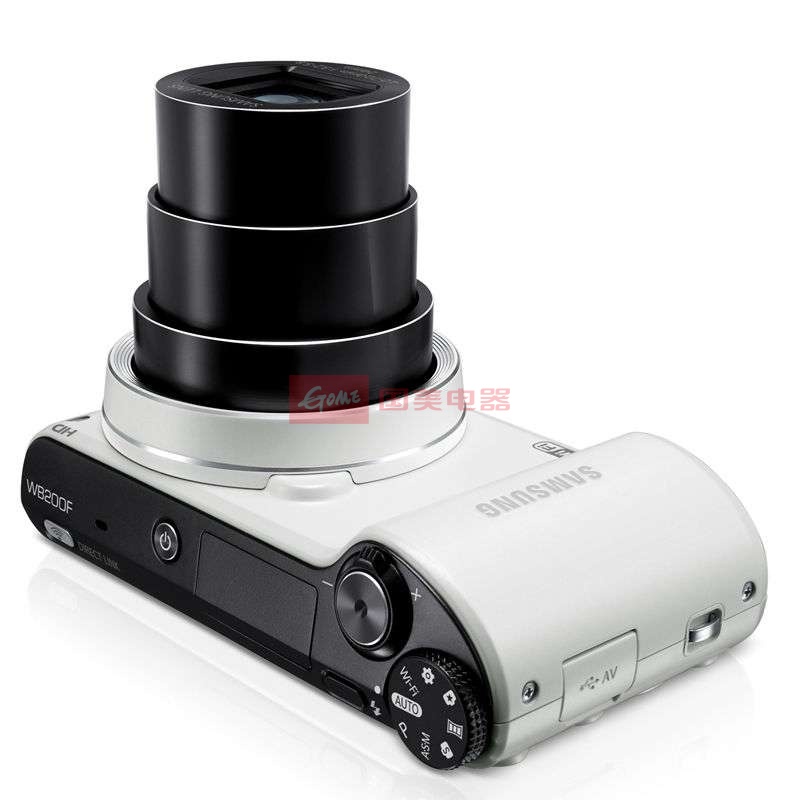 三星samsungwb200f数码相机白色官方标配