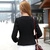 2013秋装新款外套 韩版时装 女士修身OL小西装时尚休闲韩版A8178(黑色 S)第2张高清大图