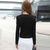 2013新款秋季女装 韩版修身小西装 短款百搭衣服时尚小外套A8180(黑色 XL)第2张高清大图