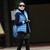 Mailljor 秋冬新款时尚气质加厚棉衣 2013修身女装马甲外套1507(蓝色 L)