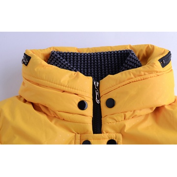 2013冬季新款韩版修身毛线修身短款女士羽绒棉服 D102(黄色 XL)