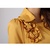 2013秋装新款韩版中长款显瘦风衣 9849(黄色 XL)第3张高清大图