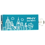 必恩威（PNY）纽约双子盘  16GB 优盘(天空蓝)