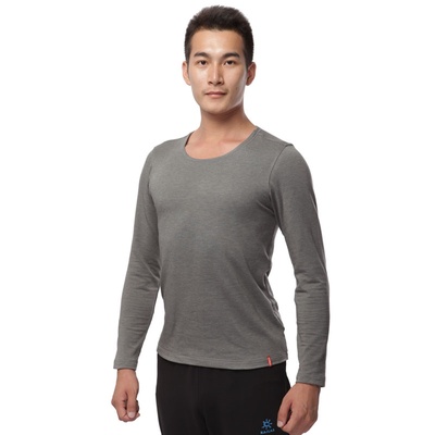 kailas凯乐石男款户外极限发热保暖内衣(上衣)kg412271(浅灰 xxl)