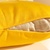 犀牛时尚靠垫纯棉纯色帆布抱枕沙发靠枕素色抱枕 枕套可含芯多款(黄色 45*45cm（不含芯）)第4张高清大图