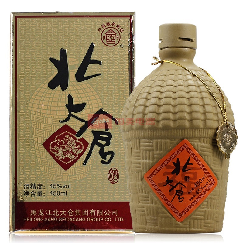 北大仓粮仓酒 五星封坛酒45度450ml纯粮北大仓酒*东北特产