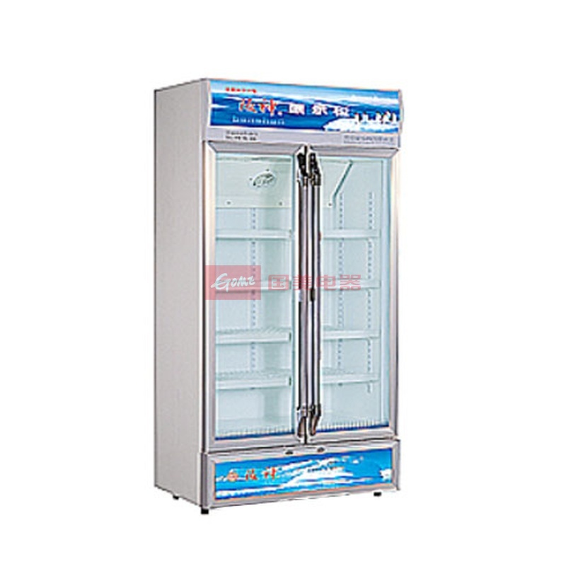 阪神lc-360w 360升商用立式展示柜保鲜陈列柜 双门 白色