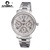 新款正品卡斯曼品牌手表镶钻女手表女表韩国时尚时装表水钻复古表(2905钢带白色)