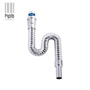 汉派 脸盆配用件 下水管 下水器专用排水管 不锈钢塑料 HP7203