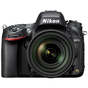 尼康（Nikon)D610单反套机 AF-S 24-120mm f/4VR 套机(尼康D610黑色 尼康D610官方标配)
