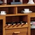 御品工匠 现代中式实木餐边柜 榆木家具 碗柜餐具储物柜 厨房橱柜 C6301(榆木色 餐边柜)第4张高清大图