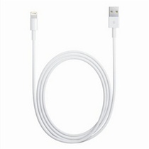 苹果（Apple）MD818FE/A Lightning to USB I5 5S连接线 数据线 白色 