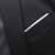 兰菁（LAN）韩国流行男士西服套装2014秋冬新款时尚修身小西装英伦雅痞西装外套潮4-412-DXT08套装(黑色 XXL)第5张高清大图