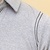 帛依恋2015夏季新款男装韩版修身纯色时尚休闲纯棉V领短袖T恤(灰色 XL)第5张高清大图