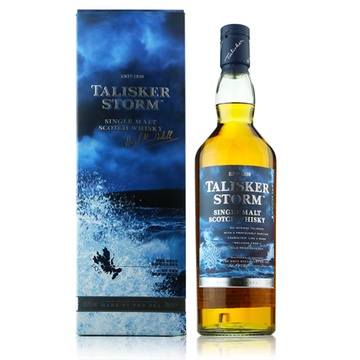 洋酒 威士忌talisker storm泰斯卡风暴单一麦芽苏格兰威士忌700ml