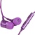 亿和源(YHYON)小米（MI）活塞入耳式水晶耳机 小米耳机 线控耳机 手机入耳式线控耳机三星小米华为HTC(浅紫色)