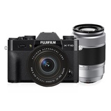 富士（FUJIFILM）X-T10 双头套机 APS-C 文艺复古 XT10 微单相机((1650+50230)黑色 套餐四)
