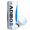 ADIBO艾迪宝 训练娱乐羽毛球NO.30 3只装 耐打训练比赛鹅毛球 飞行稳定