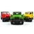 仿真合金吉普车模 1：32硬顶越野车 回力玩具车 灯光音乐儿童玩具 汽车模型(红色)第4张高清大图