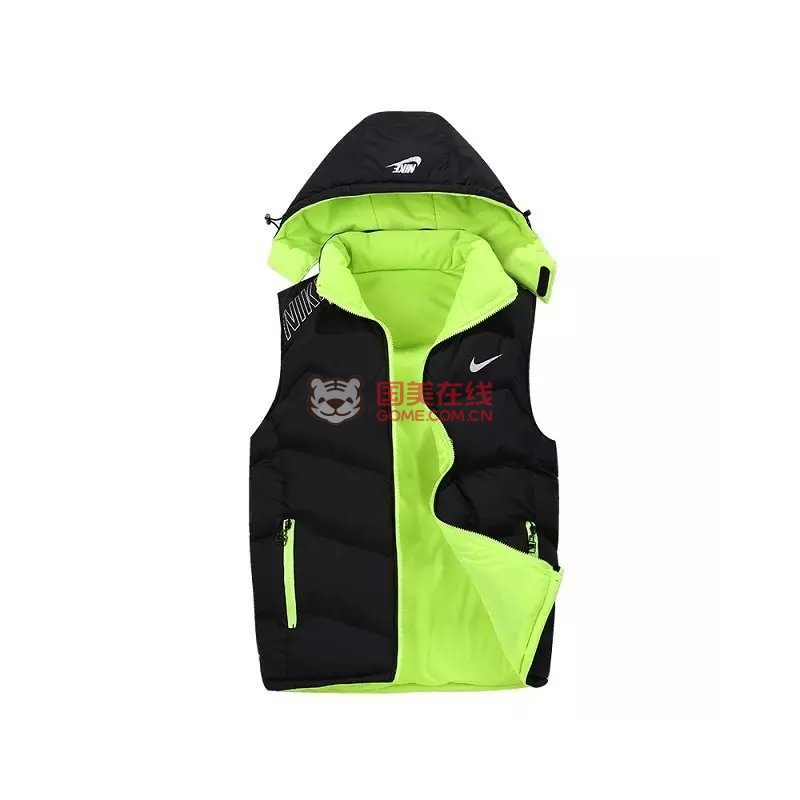 <em>耐克</em> <em>Nike</em> 秋冬 <em>两面穿</em> 男士 修身<em>衣</em> 连帽衣 <em>马甲</em>