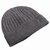 秋冬季韩版加绒双层保暖针织毛线帽 男士户外运动套头帽(灰色)第5张高清大图