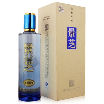 【山东景芝白酒】52度 景芝老友酒 清雅陈香 新品盒装