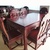 红木家具红木餐桌品牌实木餐桌六人位长方形饭桌非洲红花梨木第3张高清大图