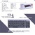 联想（lenovo）KM5922无线巧克力键盘鼠标一体套装（10米无线接收信号 舒适灵敏精准追踪 金属铝合金材质工艺)(银色)