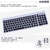 联想（lenovo）KM5922无线巧克力键盘鼠标一体套装（10米无线接收信号 舒适灵敏精准追踪 金属铝合金材质工艺)(银色)第2张高清大图