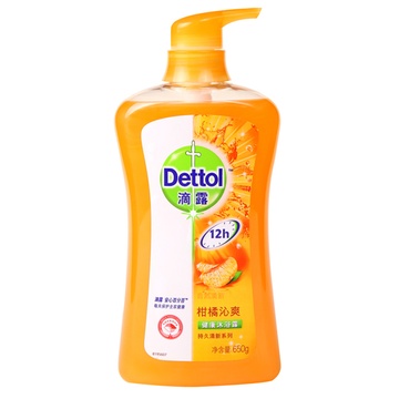 dettol 滴露健康沐浴露(多种味道)(柑橘沁爽650g)