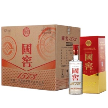 泸州老窖国窖1573经典装500ml浓香型白酒正品保证名酒(38度 整箱装)