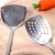 厨房韩式卡通陶瓷厨具七件套防烫不锈钢汤勺漏勺捞勺锅铲子套装(7件套)第2张高清大图
