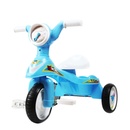 爱亲亲 儿童脚踏三轮车宝宝自行平衡学步车玩具婴儿滑行车1-3岁(蓝色)