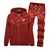 NIKE耐克长袖运动服 情侣跑步套装 加绒加厚时尚休闲服(女砖红)