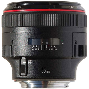 佳能（Canon）EF 85mmf/1.2L II USM 中远摄定焦镜头 专业级别单反镜头（“大眼睛”、适合专业人像摄影和时尚摄影的经典镜头）（黑色）