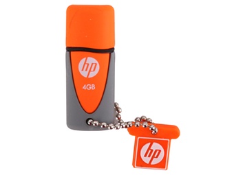 惠普（HP）V245O U盘（橙色）（4GB/环保矽胶）