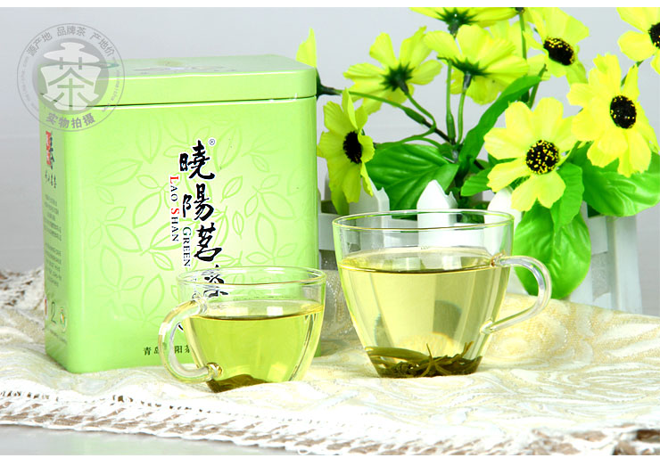 晓阳春 崂山绿茶罐装100克