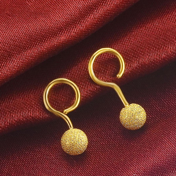 佐卡伊 黄金专场耳环耳饰 千足金g24k耳钉 圈宝 专柜正品